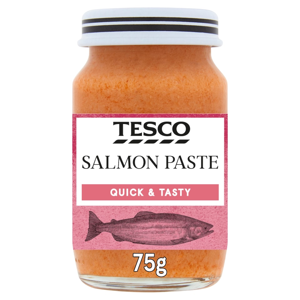 Tesco Salmon Paste 75G