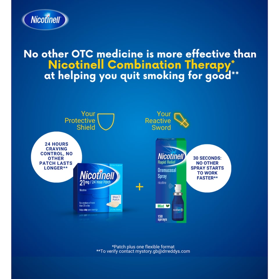 image 1 of Nicotinell Oral Nicotine Spray Mint 1mg 2 x 13.2ml