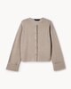 image 4 of F&F Textured Button Up Cardigan in Neutral