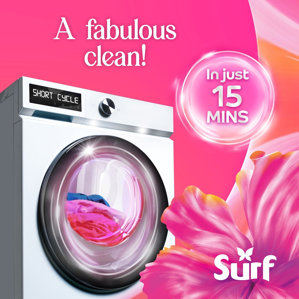 image 1 of Surf Magnifi-Scent Wash Floral Fusion Laundry Detergent 31 Washes 837ml