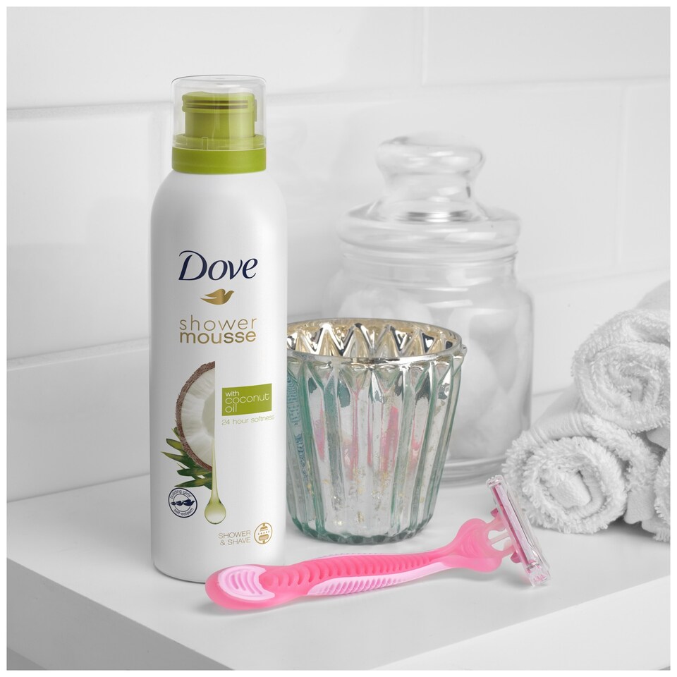 image 1 of Dove Shower Mousse Coconut Oil 200Ml
