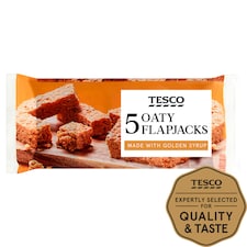 Tesco Oaty Flapjacks 5 Pack 170G