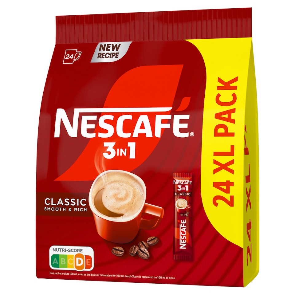 image 1 of NESCAFÉ 3in1 Classic Smooth & Rich Instant Coffee Speciality 24 x 15,5 g (372 g)