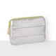 image 2 of Paperchase Something Sweet Padded Silver Laptop Sleeve