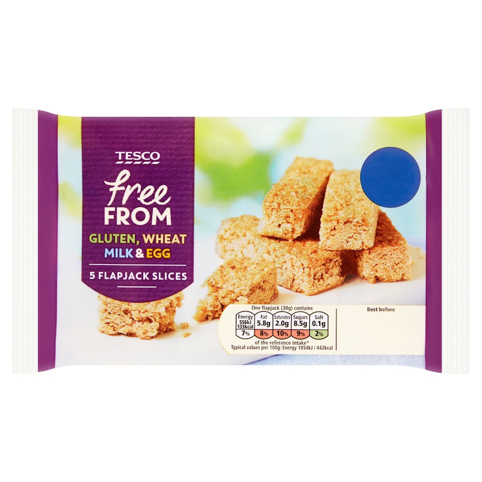 Tesco Free From Flapjack 150G