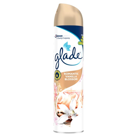 Glade Aerosol Vanilla 300Ml Tesco Groceries