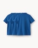 image 4 of F&F School Boys 3-Pack Pure Cotton Regular Fit Polo Shirts in Cobalt Blue