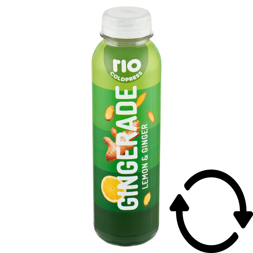 RIO Gingerade szénsavmentes gyümölcsital közvetlenül hidegen préselt citromléből 400 ml