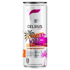Celsius Sunset Vibe Mango Passionfruit Energy Drink 355ml
