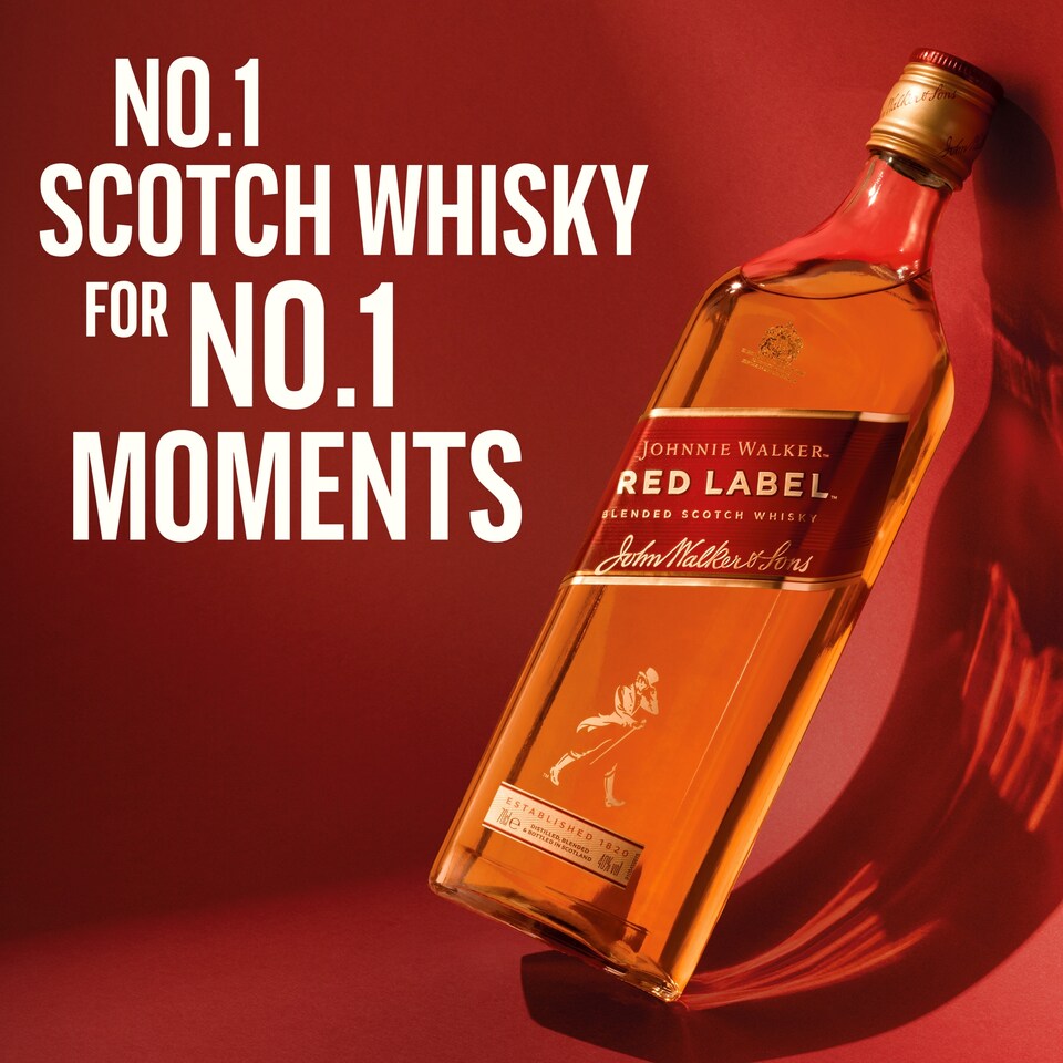 image 1 of Johnnie Walker Red Label Scotch Whisky Bottle 40% Vol 70cl