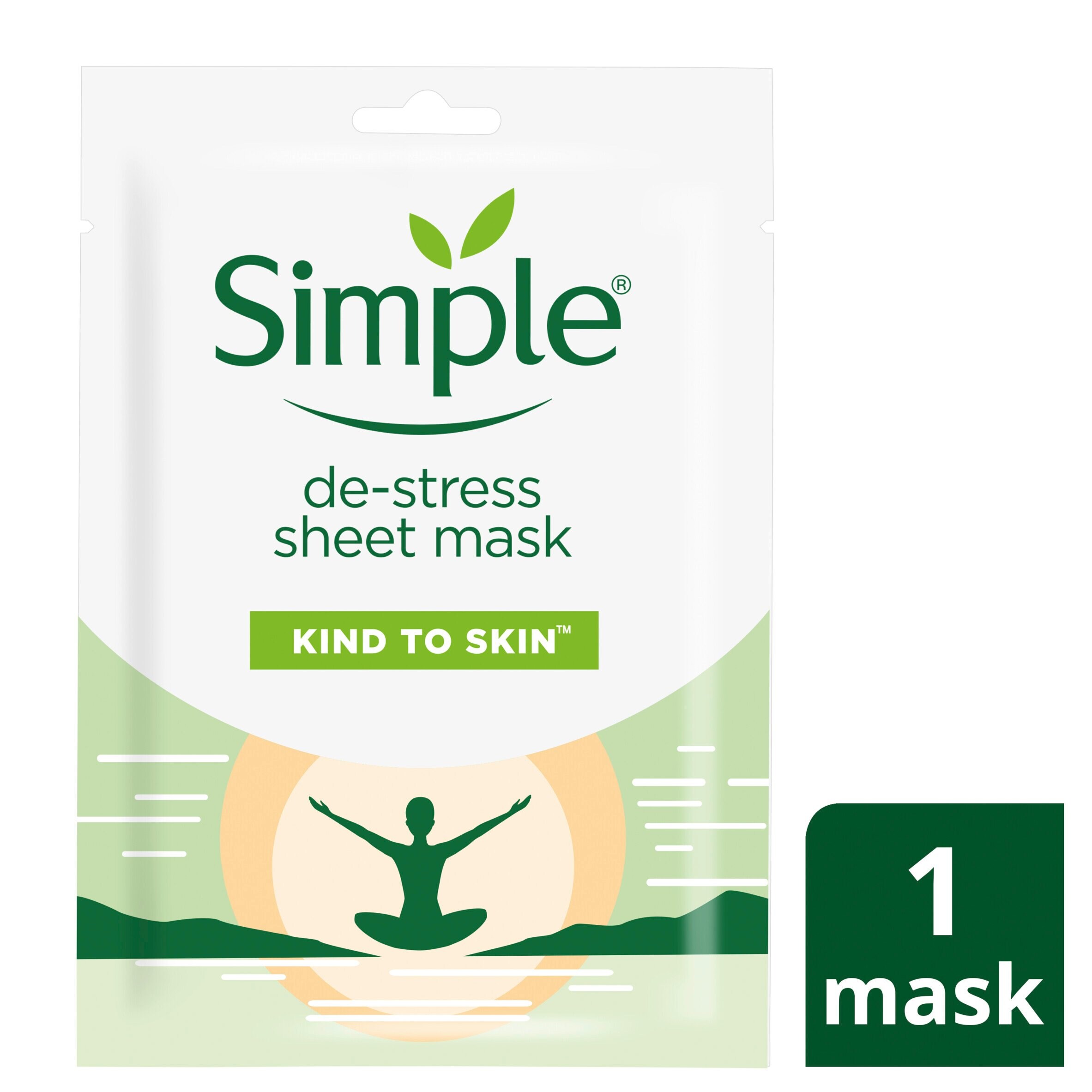 thumbnail image 2 of Simple Kind To Skin Ultra Calming Sheet Mask 1 Pc Ingredients And Reviews 2 of 13