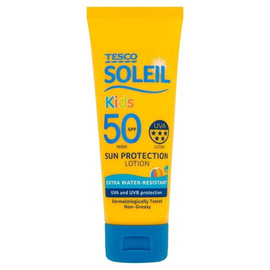 Tesco Soleil Kidslight Lotion Spf 50 Mini 75Ml Tesco Groceries