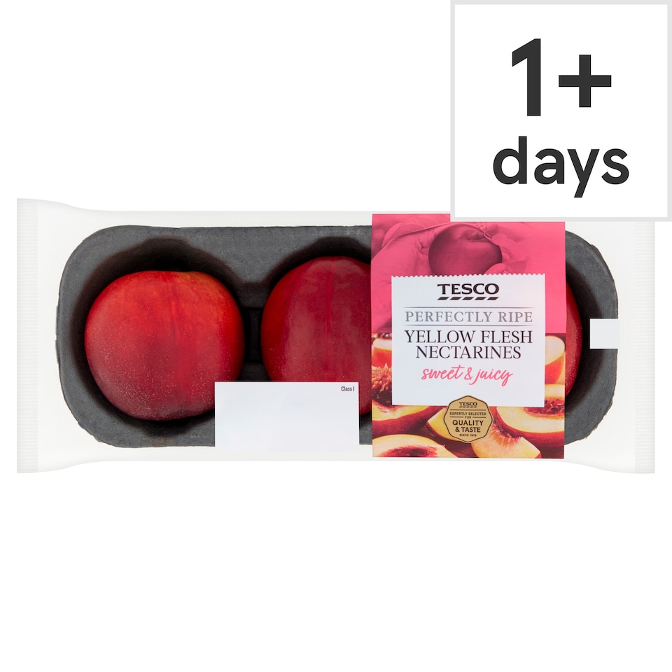 Tesco Perfectly Ripe Nectarines Minimum 3 pack (C)