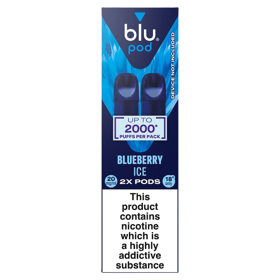 image 1 of blu Pod Blueberry Ice 20mg/ml 2x 2ml