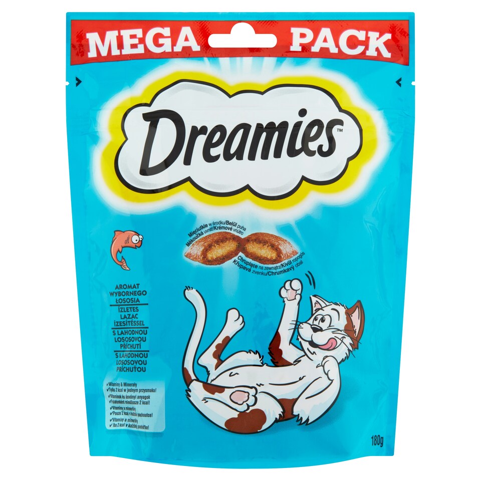 Dreamies with Delicious Salmon Flavour 180 g