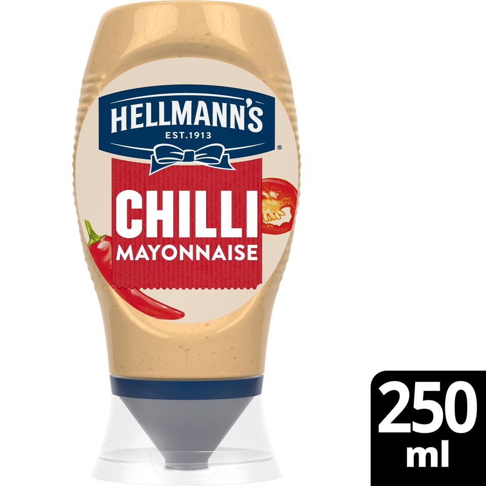 image 1 of Hellmann's Chilli Squeezy Mayonnaise 250Ml
