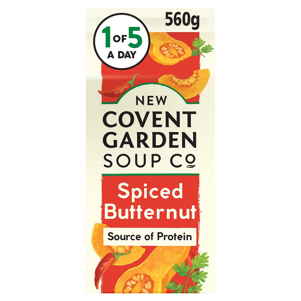 New Covent Garden Spiced Butternut Soup 560G