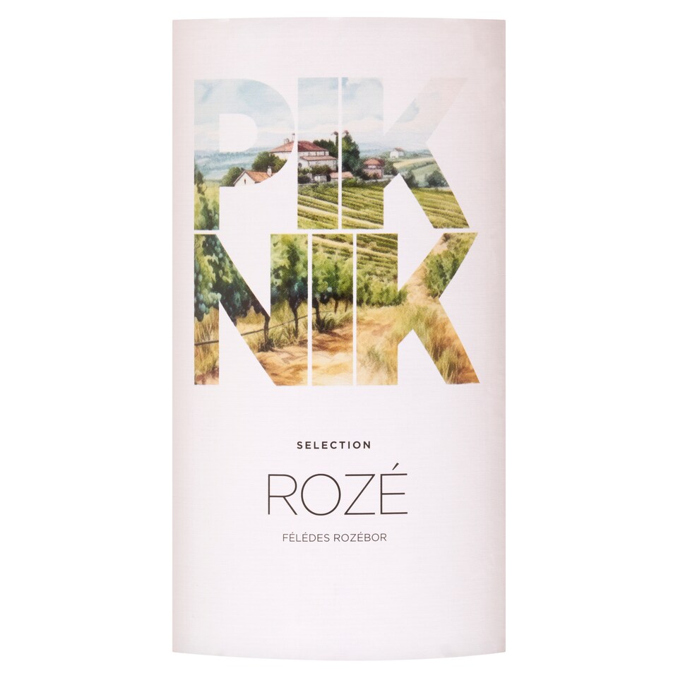Piknik Selection Dunántúli Rozé félédes rozébor 10,5% 750 ml  1. kép