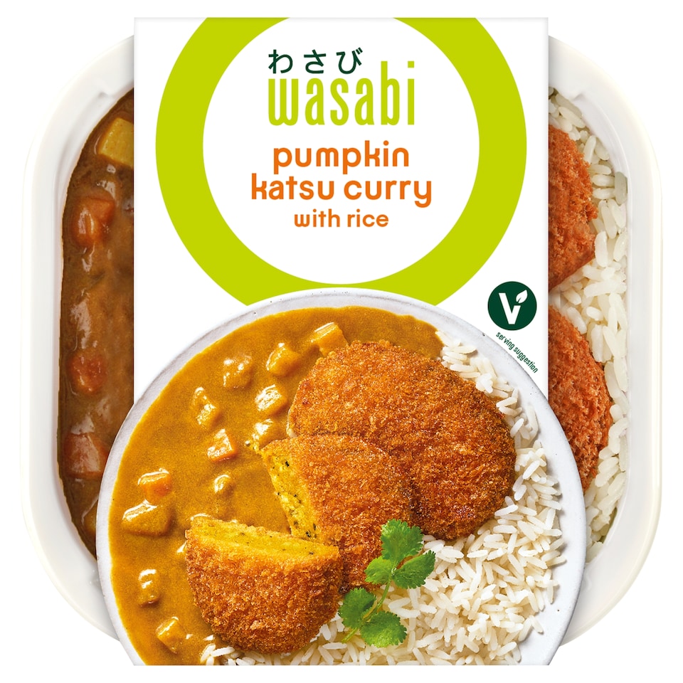 Wasabi Pumpkin Katsu Curry With Rice 450G