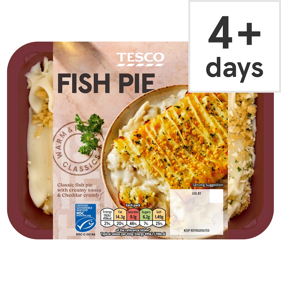 Tesco Fish Pie 400G