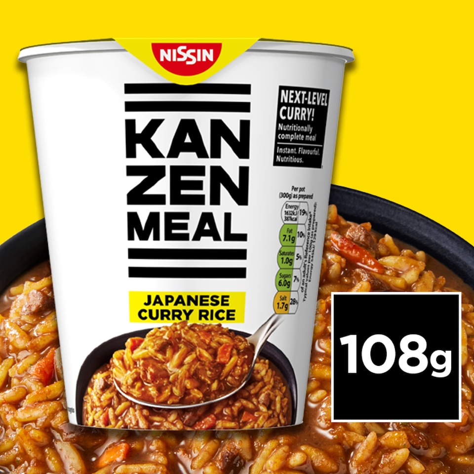 image 1 of Nissin Kanzen Meal Japanese Curry Rice Pot 108g