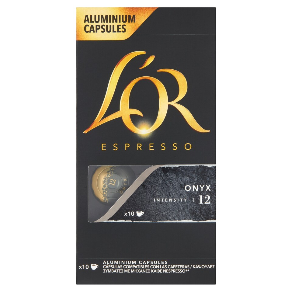 Obrázek 1 pro produkt L'OR Espresso Onyx pražená mletá káva v kapslích 10 ks 52g