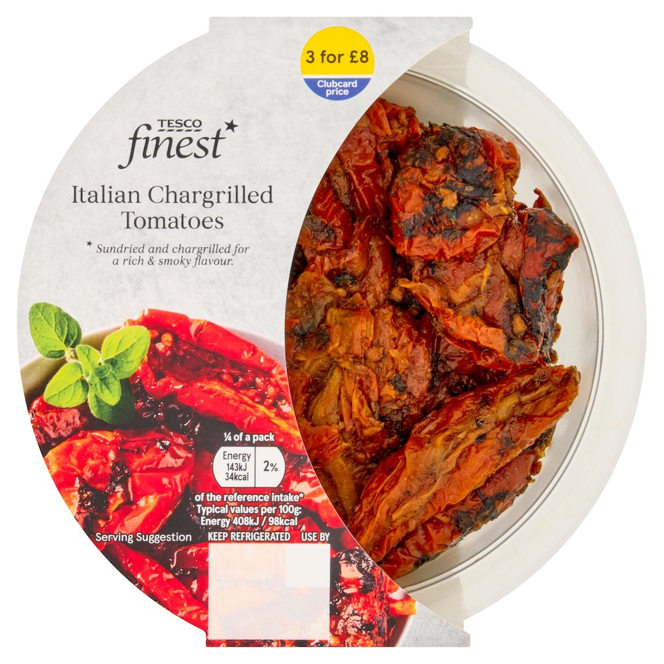 image 1 of Tesco Finest Italian Chargrilled Tomatoes 140g