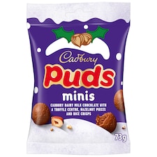 Dairy Milk Chocolate Mini Puds Bag 73g