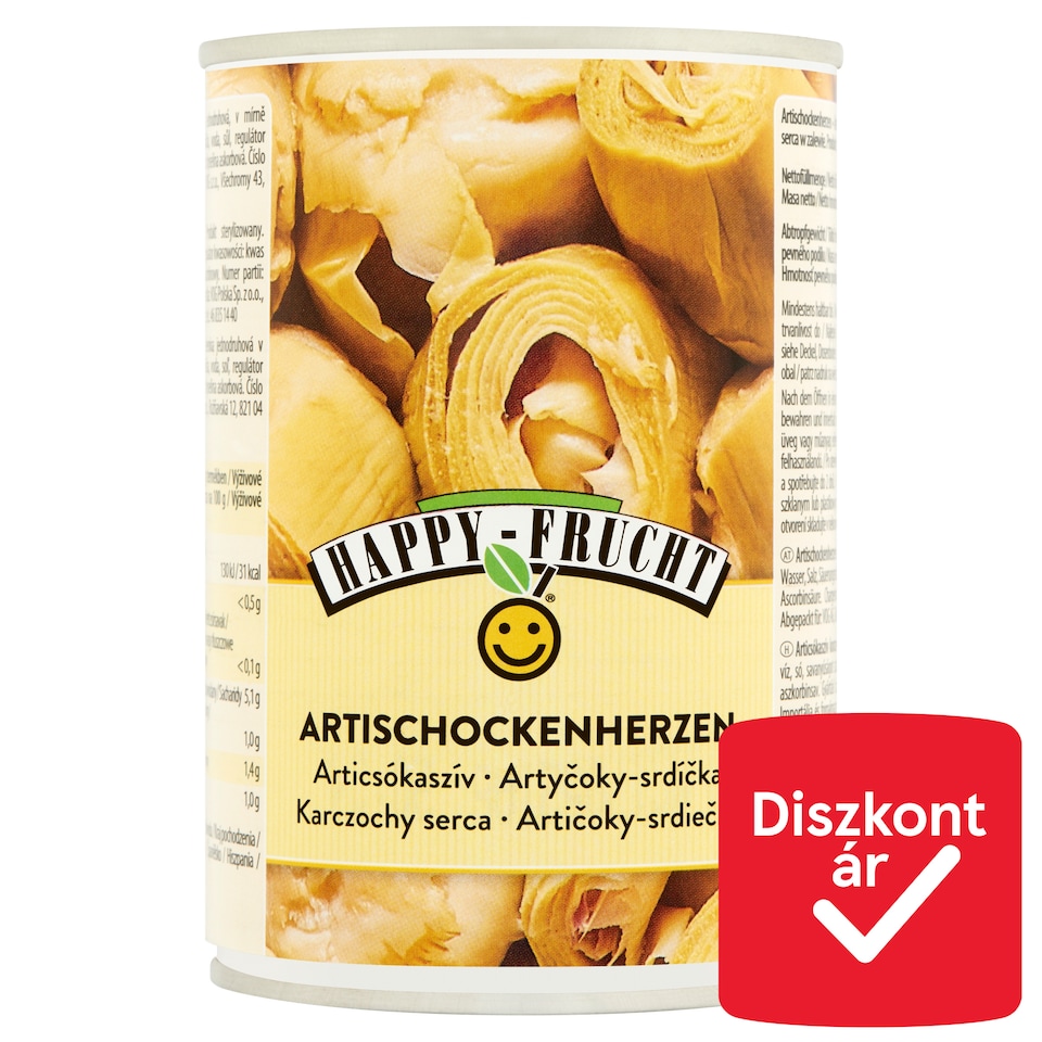 Happy Frucht articsókaszív konzerv 390 g