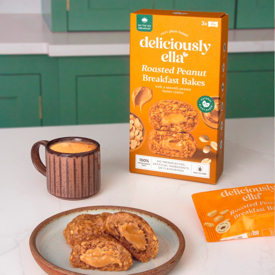 image 1 of Deliciously Ella Roasted Peanut Breakfast Bakes 150g