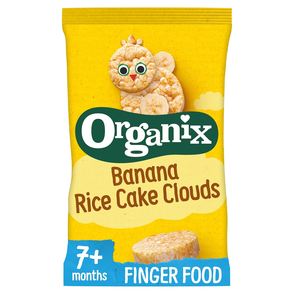 image 1 of Organix Banana Rice Cake Clouds 40G
