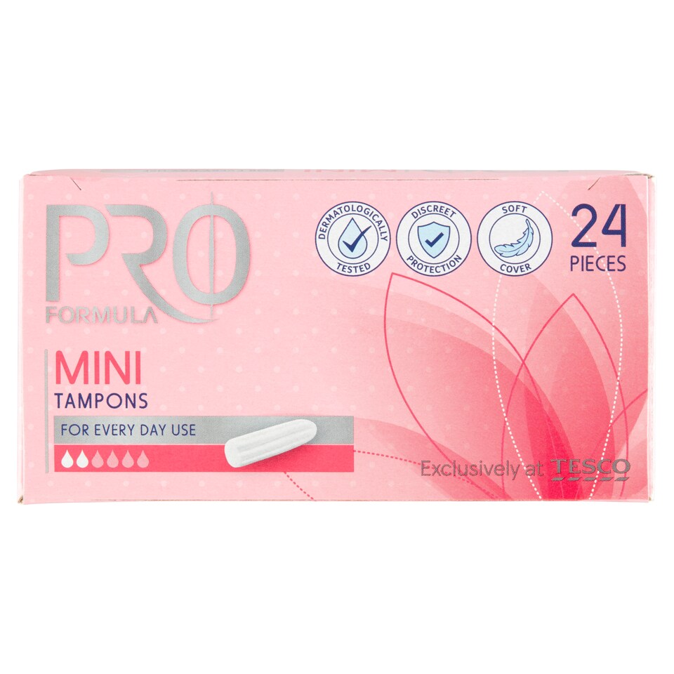 Tesco Pro Formula Hygienické tampóny mini 24 ks