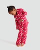 image 3 of F&F Girls 2-Piece Pure Cotton Santa Print Revere Shirt and Trousers Pyjamas Set in Multi