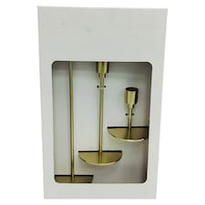 F&F Home Set of Three Candle Holders  