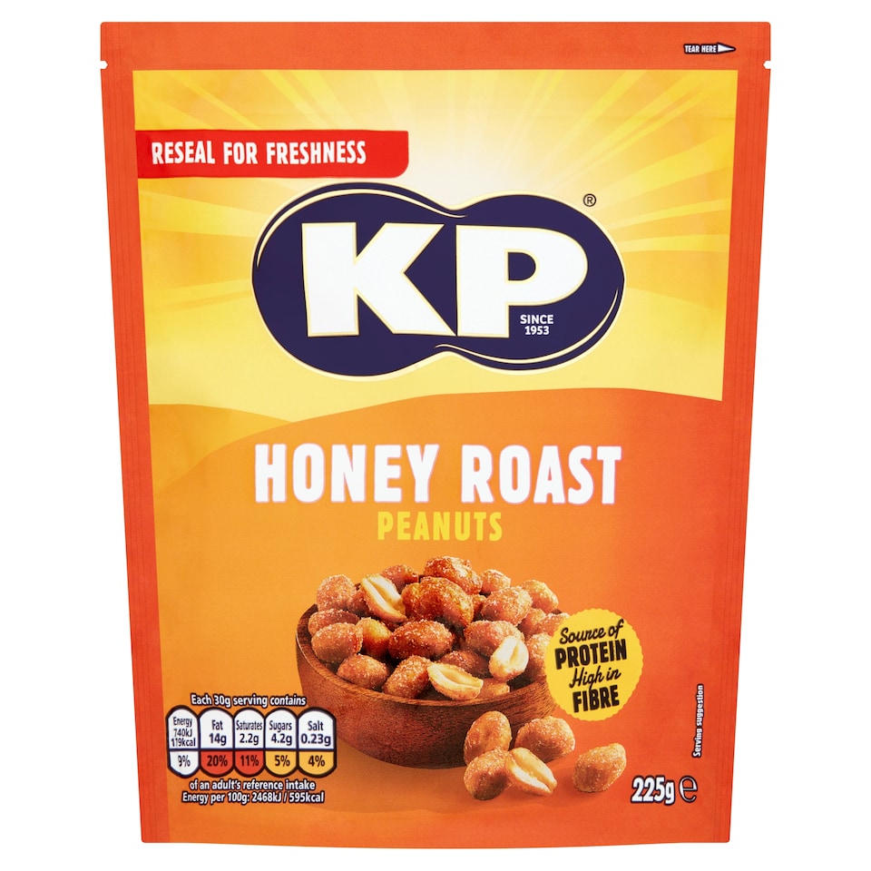 image 1 of Kp Honey Roast Peanuts 225G
