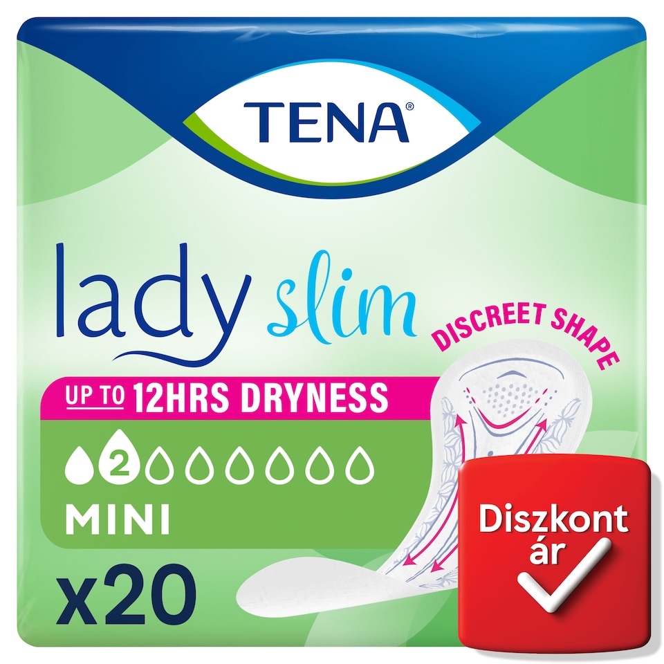 Tena Lady Slim Mini puha inkontinencia betét 20 db   1. kép