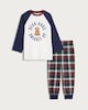 image 4 of F&F Pure Cotton Bear Hugs Top and Bottoms Pyjama Set in Multi