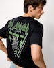 image 1 of Def Leppard Pure Cotton Printed T-Shirt in Black