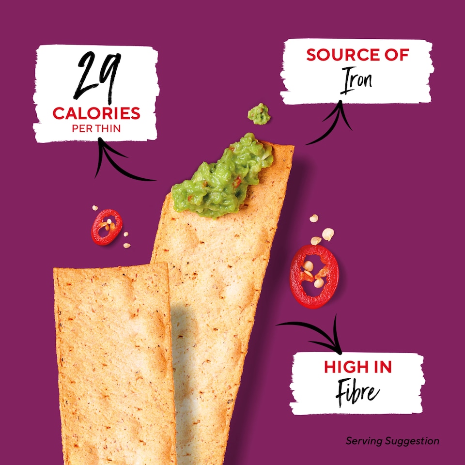 image 1 of Ryvita Thins Sweet Chilli 125G