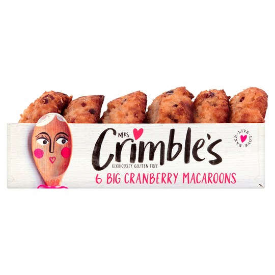 Mrs Crimble's 6 Double Choc Macaroons 195g