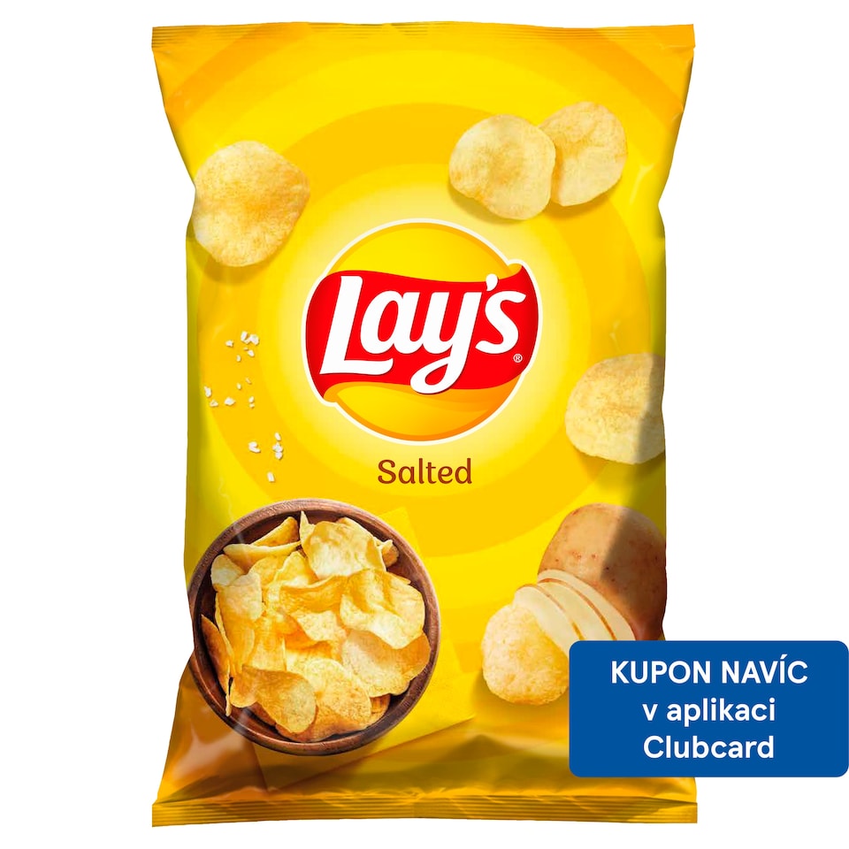 Lay's Smažené bramborové lupínky solené 130g