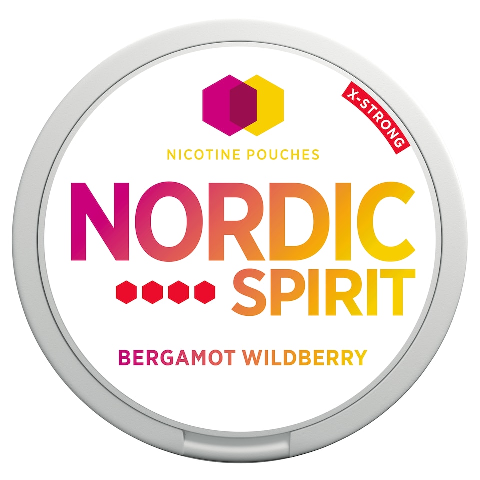 image 1 of Nordic Spirit 20 Bergamot Wildberry Nicotine Pouches 11Mg 13G