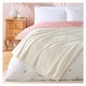 image 1 of Silentnight Love Sleep Embossed Check Natural Fleece Throw