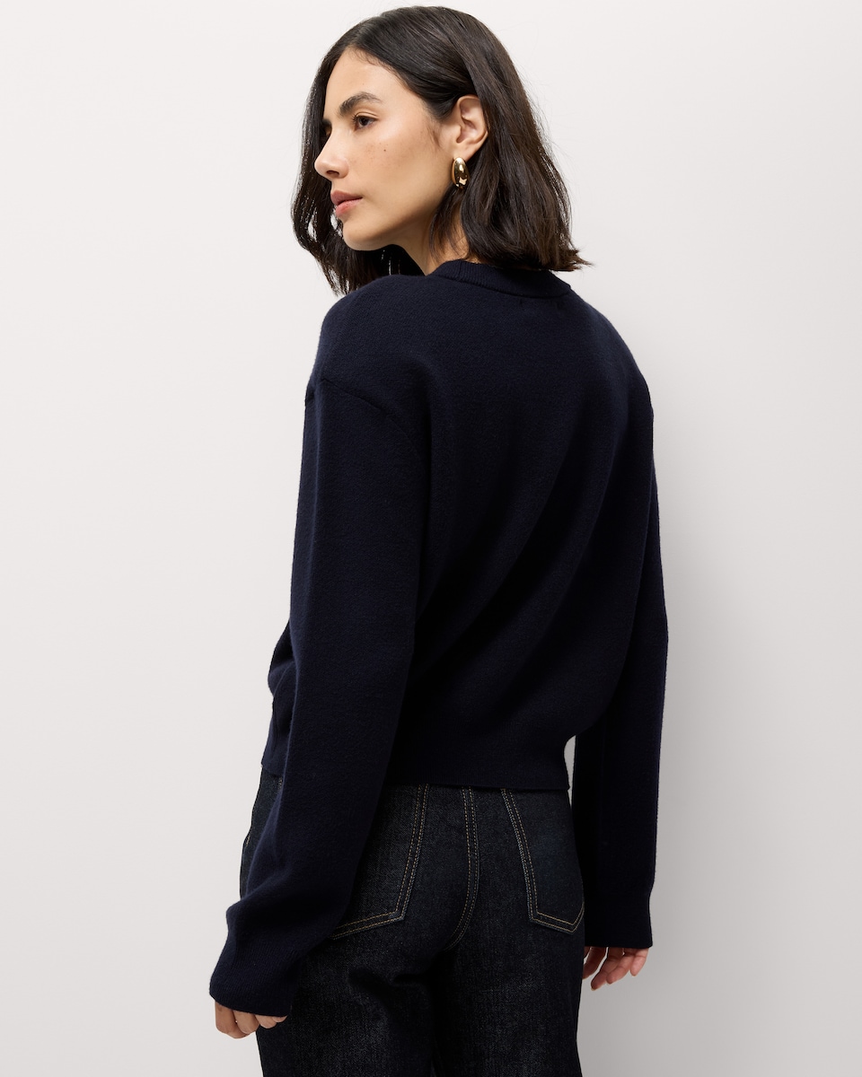 image 1 of F&F Crew Neck Jumper in Navy