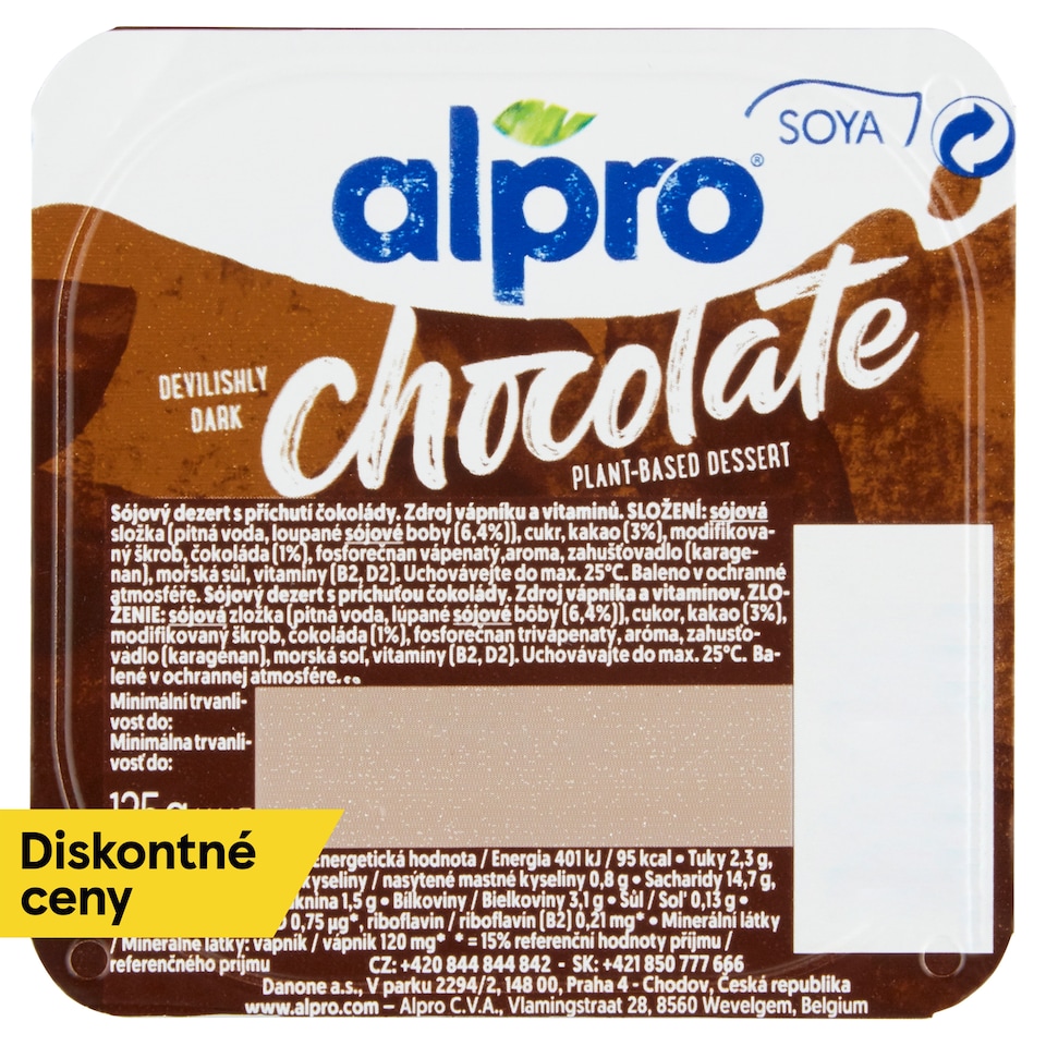 image 1 of Alpro Soya Dessert with Dark Chocolate Flavor 125 g