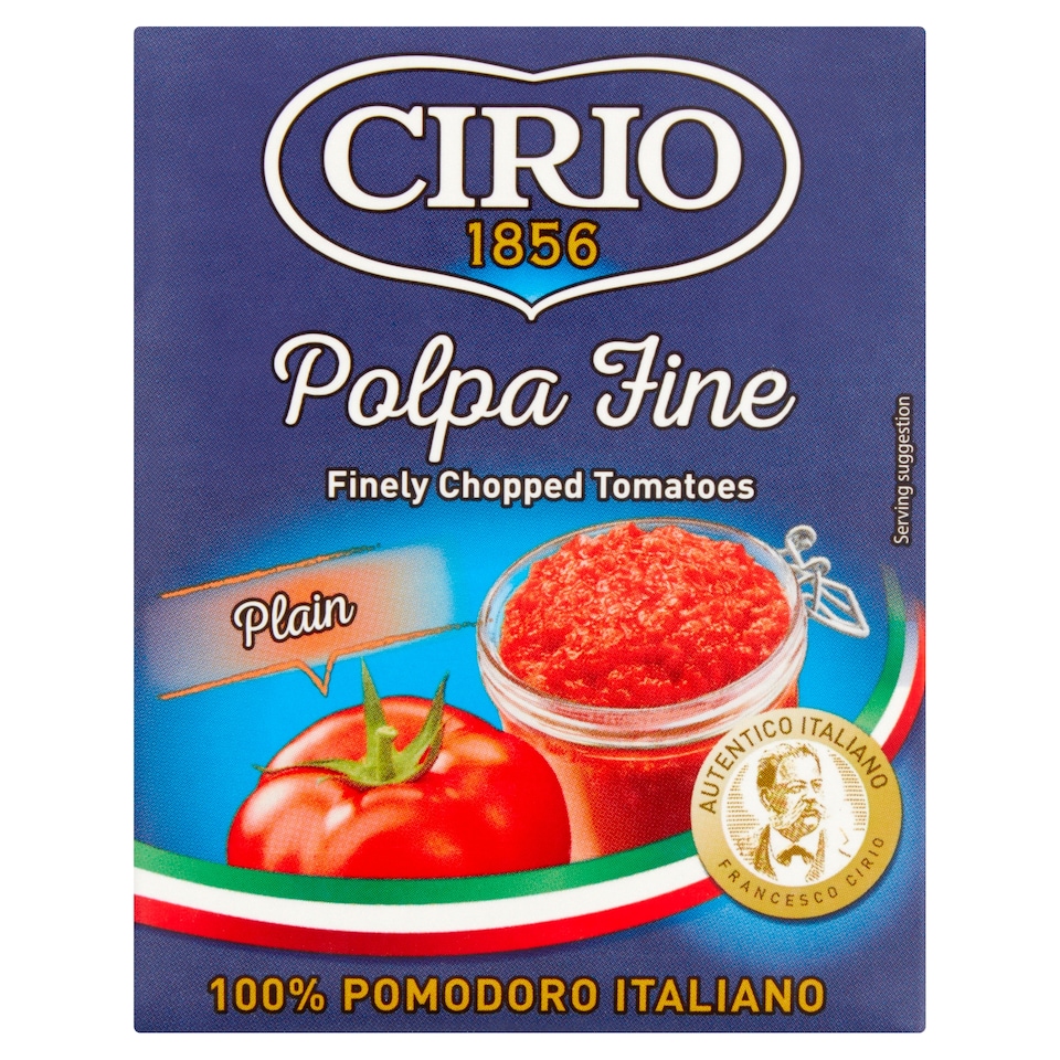 Cirio Chopped Tomato Tetra Pack 390G
