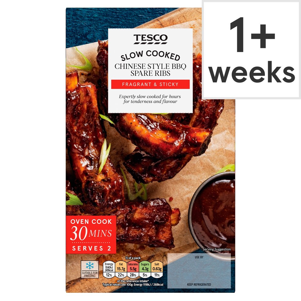 Tesco Chinese Style BBQ Spare Ribs 400g