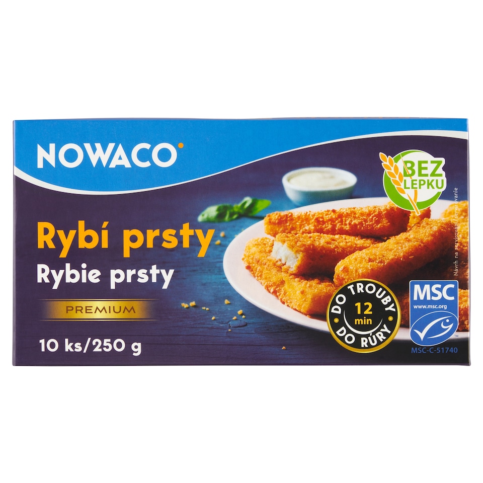 Obrázek 1 pro produkt Nowaco Premium nemleté rybí prsty 10 ks 250g