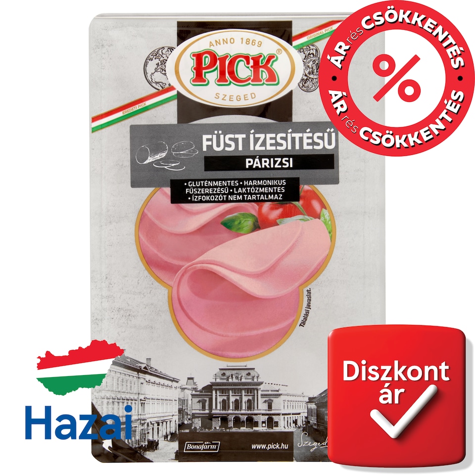 PICK Füst ízesítésű párizsi szeletelt 100 g  1. kép