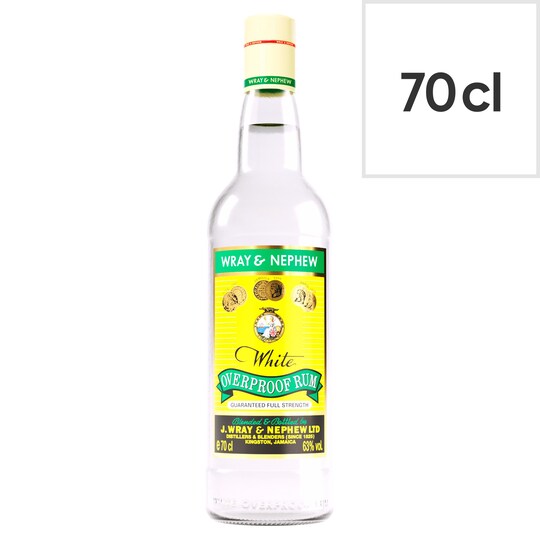 Wray & Nephew Overproof Rum 70Cl Bottle Tesco Groceries